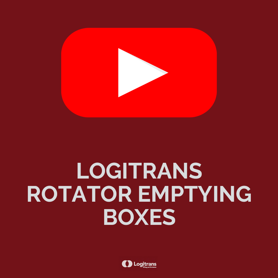 Rotator emptying boxes