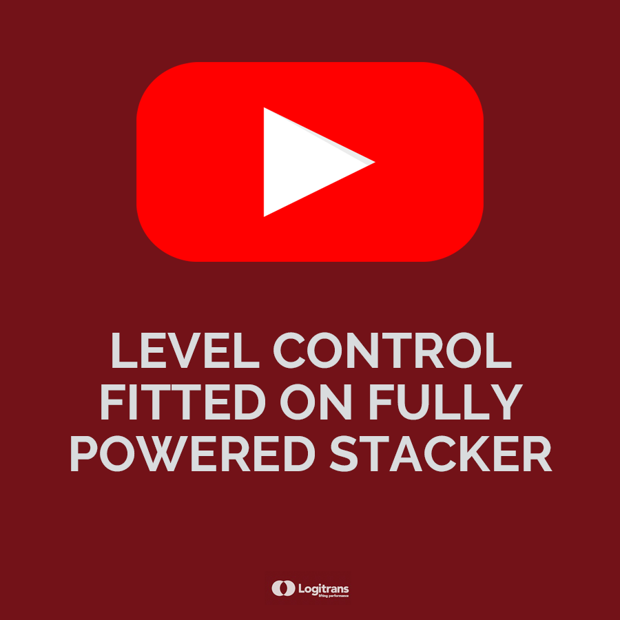 Level control, fitted on fully powered stacker 